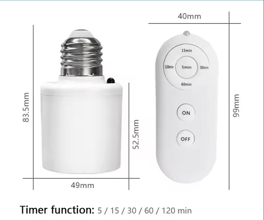 Remote Control Light Holder
